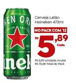 Brasão Supermercados Cerveja Latão Heineken oferta