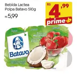 Brasão Supermercados Bebida Lactea Polpa Batavo oferta