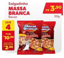 Big Bom Supermercados Salgadinho massa branca bacon oferta