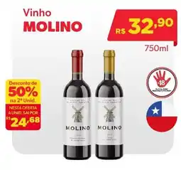 Big Bom Supermercados Vinho molino oferta