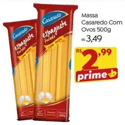 Brasão Supermercados Massa casaredo com ovos oferta