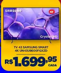 DB Supermercados tv 43 samsung smart 4k oferta