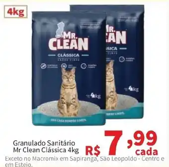 Macromix Atacado Granulado Sanitário Mr Clean Clássica oferta