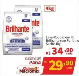 Macromix Atacado Lava-Roupas em Pó Brilhante sem Perfume oferta
