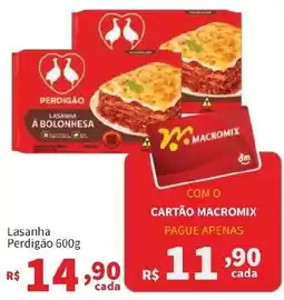 Macromix Atacado Lasanha Perdigão à Bolonhesa oferta