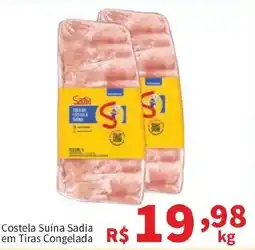 Macromix Atacado Costela Suína Sadia em Tiras Congelada oferta