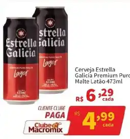 Macromix Atacado Cerveja Estrella Galicia Premium Puro Malte oferta