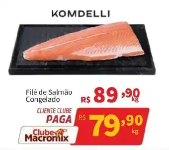 Macromix Atacado Filé de Salmão Congelado oferta
