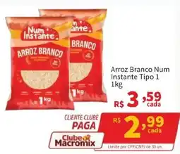 Macromix Atacado Arroz branco num instante tipo 1 oferta