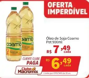 Macromix Atacado Óleo de Soja Coamo oferta