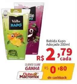Macromix Atacado Bebida Kapo Adoçada oferta