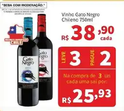 Macromix Atacado Vinho Gato Negro oferta