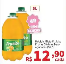 Macromix Atacado Bebida Mista Frukito Frutas Cítricas Zero Açúcares oferta