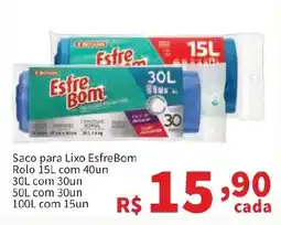 Macromix Atacado Saco para Lixo EsfreBom oferta