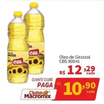 Macromix Atacado Óleo de Girassol CBS oferta