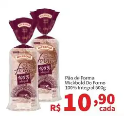 Macromix Atacado Pão de Forma Wickbold Do Forno 100% Integral oferta