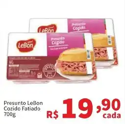 Macromix Atacado Presunto LeBon Cozido Fatiado oferta