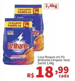 Macromix Atacado Lava-Roupas em Pó Brilhante Limpeza Total oferta