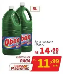 Macromix Atacado Água Sanitária Qboa oferta