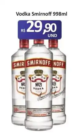 Paulistão Supermercados Vodka smirnoff oferta