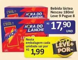 Paulistão Supermercados Bebida láctea nescau oferta