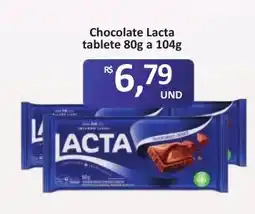 Paulistão Supermercados Chocolate lacta oferta