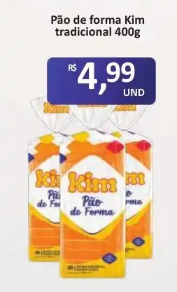 Paulistão Supermercados Pão de forma Kim tradicional oferta
