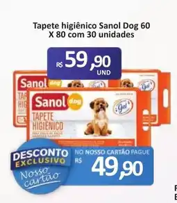 Paulistão Supermercados Tapete higiênico sanol dog oferta