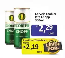 Paulistão Supermercados Cerveja Ecobier lata chopp oferta