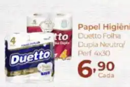 Super Kan Papel Higiênico Duetto Folha Dupla Neutro oferta