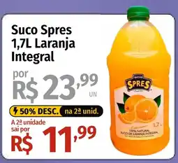 Supermercado Dalben Suco Spres 1,7L Laranja Integral oferta