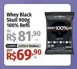 Supermercado Dalben Whey black skull 900g oferta
