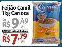 Supermercado Dalben Feijão Camil Carioca oferta