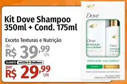 Supermercado Dalben Kit Dove Shampoo oferta