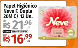 Supermercado Dalben Papel Higiênico Neve F. Dupla oferta