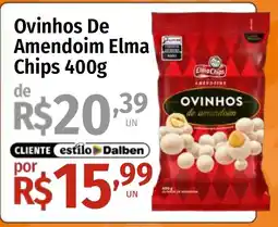 Supermercado Dalben ovinhos de amendoim elma chips oferta