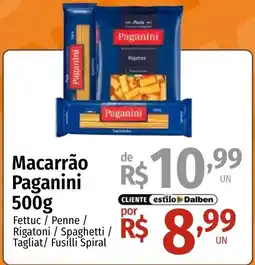 Supermercado Dalben Macarrão Paganini oferta