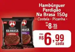 Supermercado Dalben Hambúrguer Perdigão Na Brasa oferta