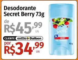 Supermercado Dalben Desodorante secret berry oferta