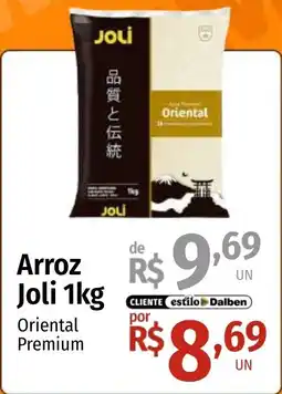 Supermercado Dalben Arroz Joli 1kg Oriental Premium oferta