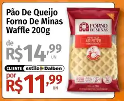 Supermercado Dalben Pão de queijo forno de minas waffle oferta