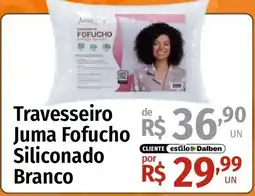 Supermercado Dalben Travesseiro Juma Fofucho Siliconado Branco oferta