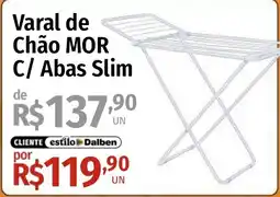 Supermercado Dalben Varal de Chão MOR C/ Abas Slim oferta