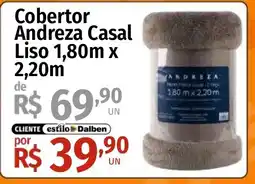 Supermercado Dalben Cobertor Andreza Casal Liso oferta