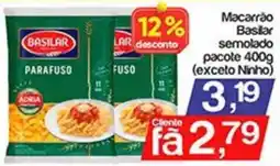 Supermercados Gricki Macarrão basilar oferta