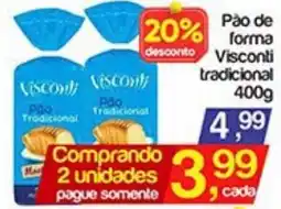 Supermercados Gricki Pão de forma Visconti tradicional oferta