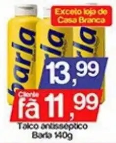 Supermercados Gricki Talco antisséptico Barla oferta