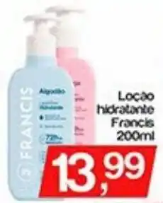 Supermercados Gricki Loção hidratante Francis oferta