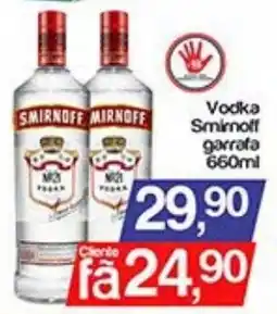 Supermercados Gricki Vodka smirnoff garrafa oferta