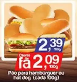 Supermercados Gricki Pão para hambúrguer ou hot dog oferta